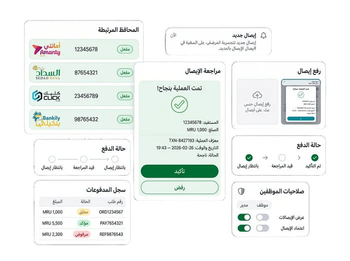 مدفوعات المطعم